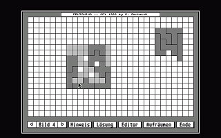 Pentominoes atari screenshot